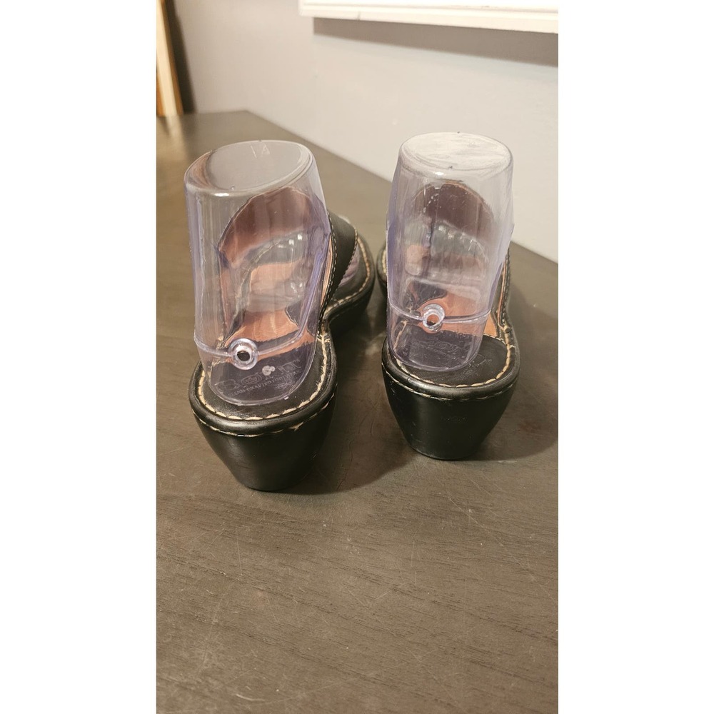 Black Born Leather sandals‎ size 7 - Picture 3 of 6